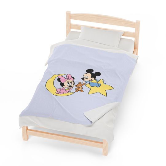 Velveteen Plush Blanket Mickey Mouse Disney Blanket