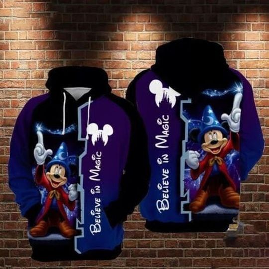 Mickey Mouse Zipper Hoodie, DisneyMouse Hoodie