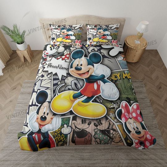 Personalized Mickey Mouse Blanket, Mickey Mouse Gifts, Disney Christmas Gifts