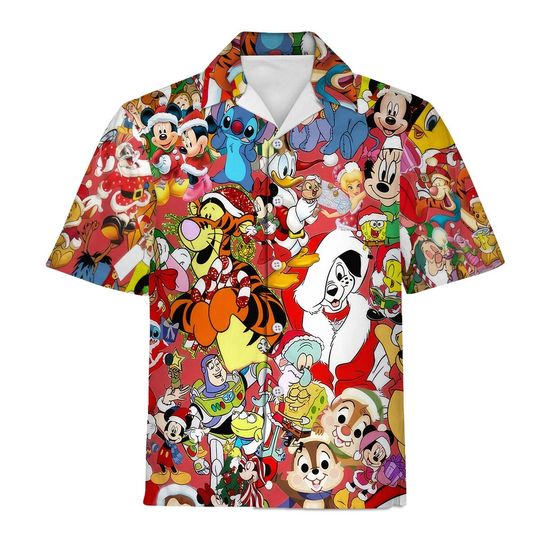 Disney Characters Halloween Hawaiian Shirt