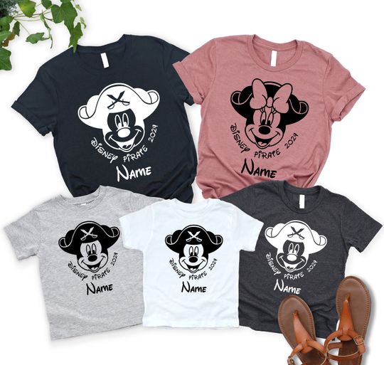 Disney Pirate 2024 Shirt, Disneyland Shirts, Disney Family Cruise Vacation Shirts