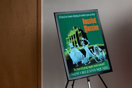 Haunted Mansion Disneyland Attraction Poster