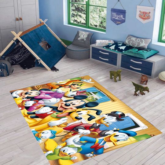 Mickey and Friends Disney Kids Room Rug