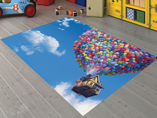 Pixar UP Movie Disney Kids Room Rug