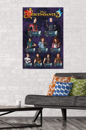 Disney Descendants 3 - Grid Wall Poster