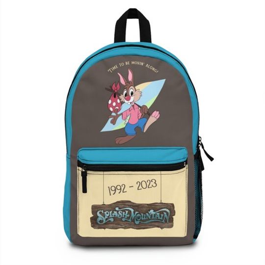 Disney Splash Mountain Backpack, Disney World Backpack, Brer Rabbit, Brer Bear