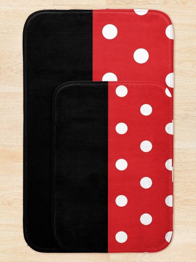 Minnie Mouse Skirt Disney Bath Mat, Disney Decor