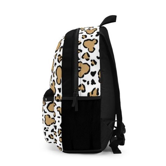 Disney Leopard Mickey & Minnie Backpack, Leopard Print Backpack, Disney Backpack