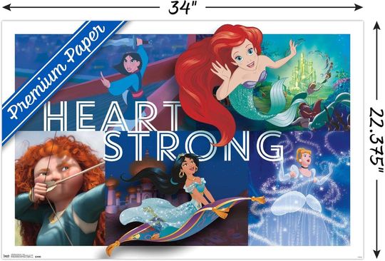 Disney Princess - Heart Wall Poster