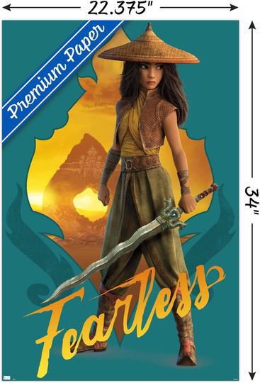 Disney Raya and the Last Dragon - Fearless Wall Poster