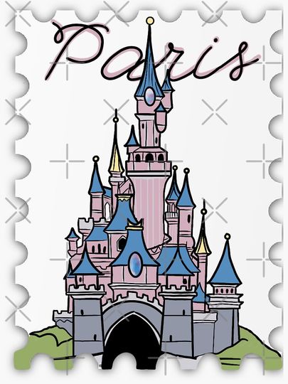 DisneyLand Paris Stamp Sticker