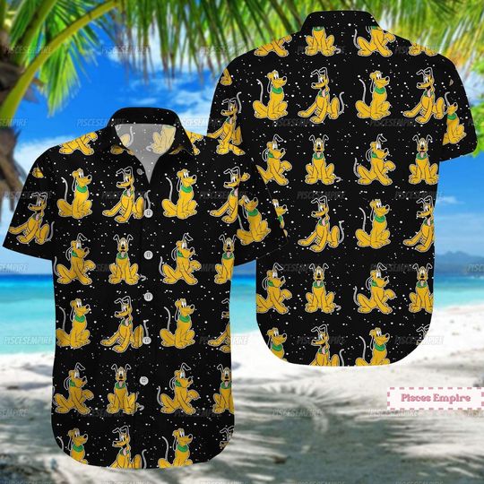 Disney Pluto Shirt, Disney Pluto hawaii Shirt, Disneyland Shirt