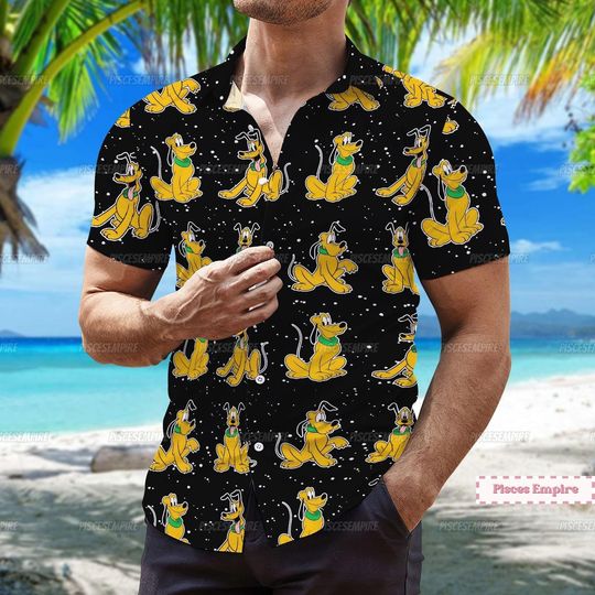 Disney Pluto Shirt, Disney Pluto hawaii Shirt, Disneyland Shirt