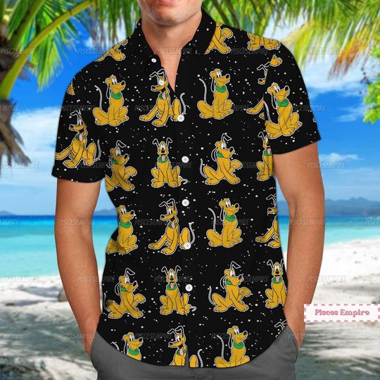 Disney Pluto Shirt, Disney Pluto hawaii Shirt, Disneyland Shirt