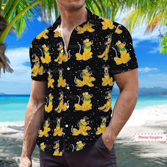 Disney Pluto Shirt, Disney Pluto hawaii Shirt, Disneyland Shirt