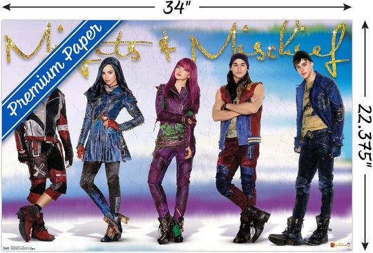 Disney Descendants 2 - Group Wall Poster