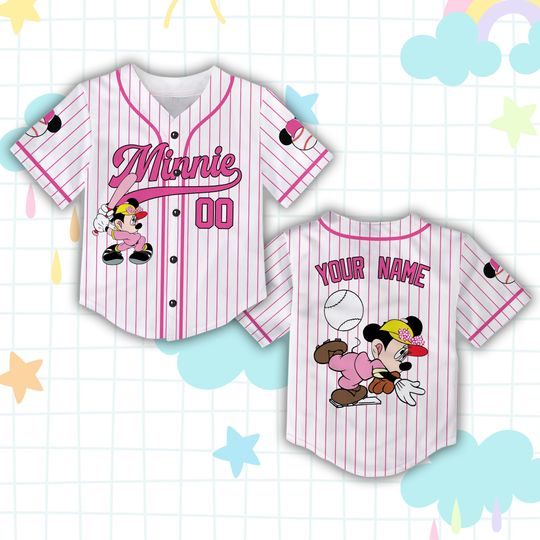 Custom Disneyland Vacation Baseball Jersey