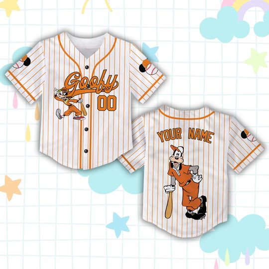 Custom Disneyland Vacation Baseball Jersey