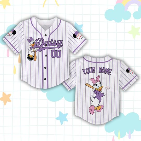 Custom Disneyland Vacation Baseball Jersey