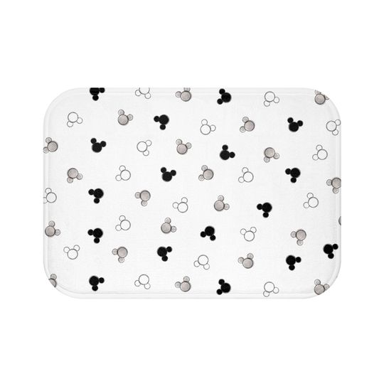 Mickey Mouse Disney Bath Mat, Disney Bathroom Decor