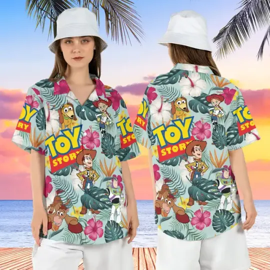 2024 Disney Buzz Lightyear Astro Blaster Hawaiian Shirt