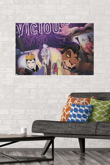 Disney Villains-Vicious Poster