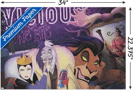 Disney Villains-Vicious Poster