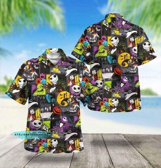 Jack And Sally Aloha Beach Disney Hawaiian