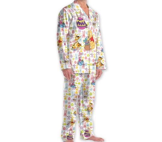 Floral Disney Easter Pajamas Easter Bunny Adult Pajamas Sets