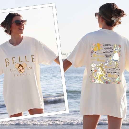 Disney Princess Belle Double Sided Shirt