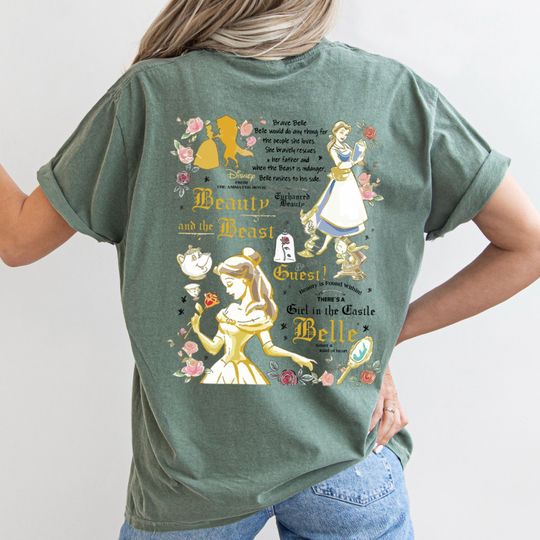 Disney Princess Belle Double Sided Shirt