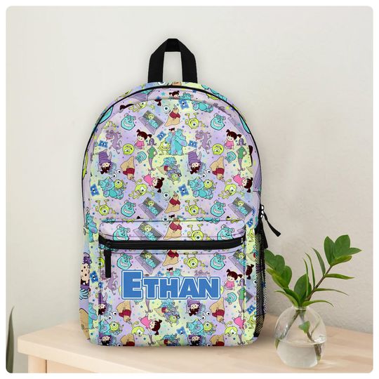 Custom Backpack Disneyland Monsters Inc Backpack