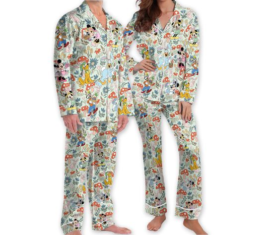 Vintage Disney Easter Pajamas Mickey Easter Family Matching