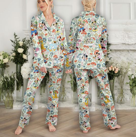 Vintage Disney Easter Pajamas Mickey Easter Family Matching