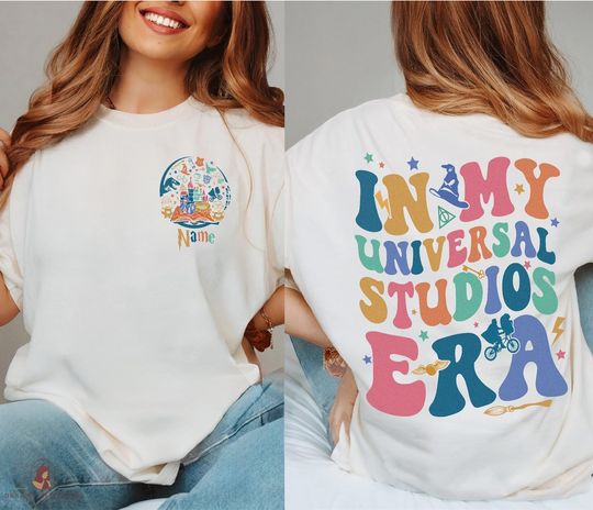 Personalized In My Universal Studios Era Shirt, Disneyland Universal Studios Shirt