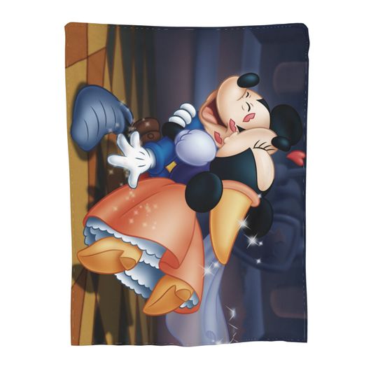 Custom Name Blanket Disney Mickey Mouse Tapestry Personalized Blankets Birthday Gift