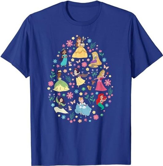 Disney Princess Spring Flower Filled Easter Egg  Shirt