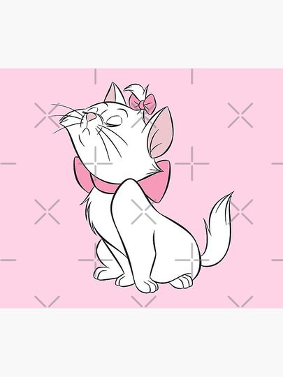Marie Cute from Aristocats Throw Blanket