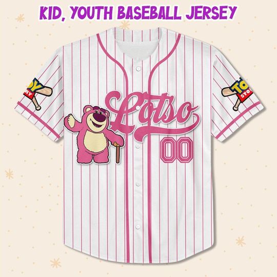 Personalized Disney Toy Story Lotso Baseball Jersey