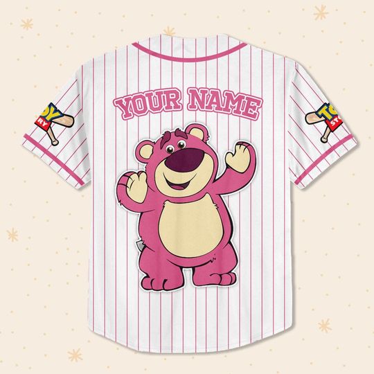 Personalized Disney Toy Story Lotso Baseball Jersey