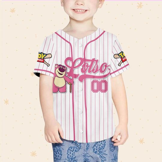 Personalized Disney Toy Story Lotso Baseball Jersey