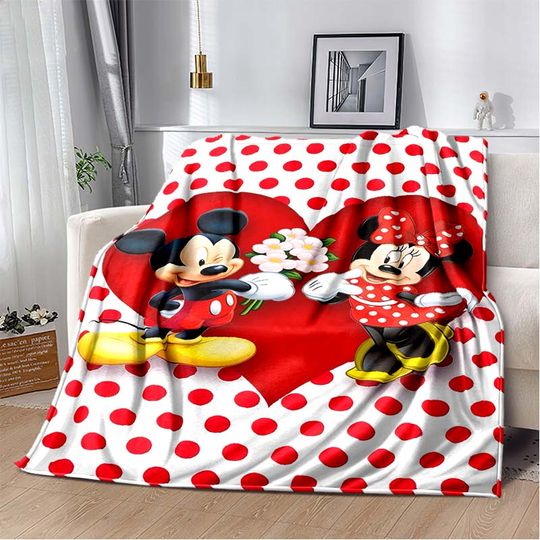 Disney Minnie Mickey  Fleece Blankets