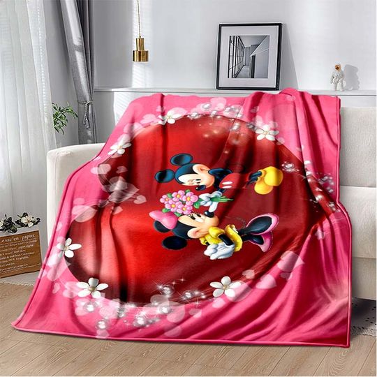 Disney Minnie Mickey  Fleece Blankets