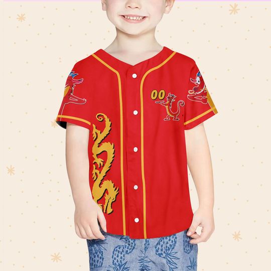 Personalized Disney Mulan Baseball Jersey