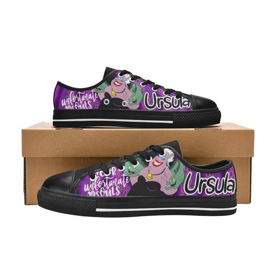 Ursula Low Top Shoes Sneakers Disney Low Sneakers