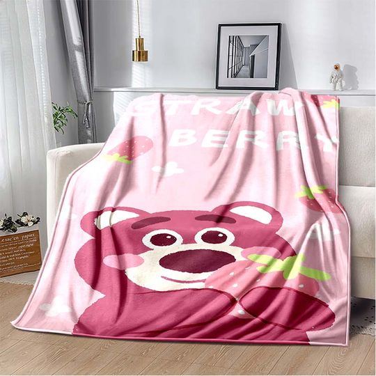 Warm Soft Disney Lotso Huggin Bear Custom Blanket