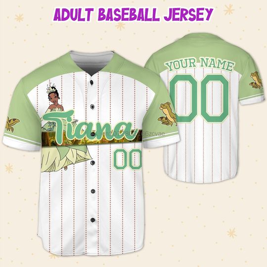 2024 New Disney Princess Tiana Baseball Jersey