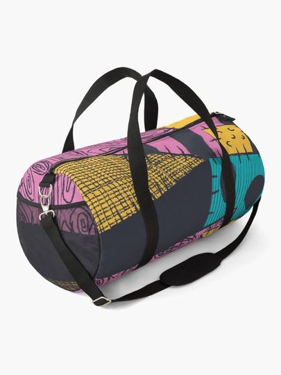 Nightmare Sewn Pattern Duffle Bag