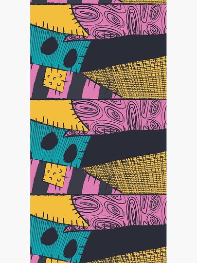 Nightmare Sewn Pattern Duffle Bag