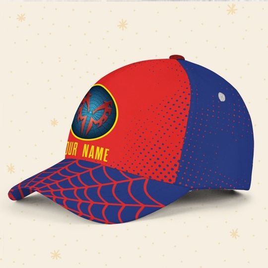 Custom Spiderman 2099 Logo Cap, Disney Castle Family Baseball Cap